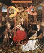 Madonna and Child with Sts Catherine and Barbara Master of Hoogstraeten